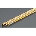 K&S Engineering K&S Engineering K-S5075 0.09 x 0.12 x 0.15 in. Bendable Brass Tubes K+S5075